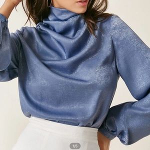 Cowl neck blouse